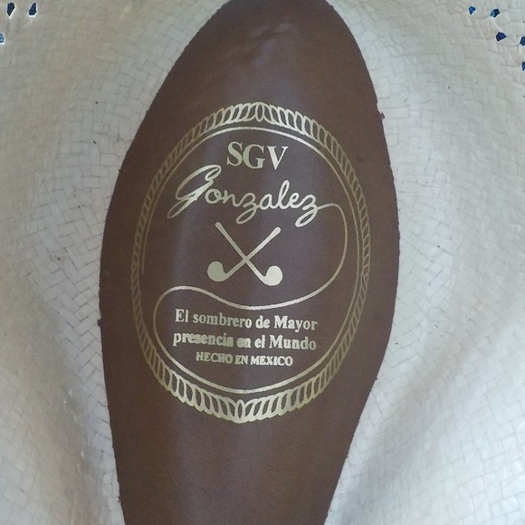 Gonzalez Natural Color Golf Fedora NWOT - Picture 7 of 9